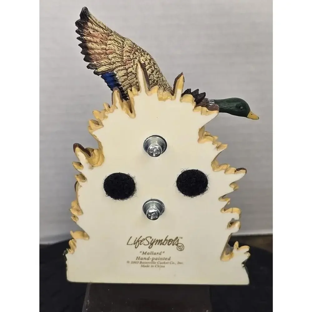 Casket Ornament, Life Symbols, Hand-Painted Mallard Duck, Batesville Casket Co.